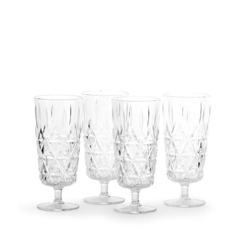Picknick Juni glas hög, 4-pack