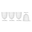 Picknick Juni glas, 4-set