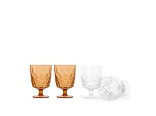 Produktbild Picknick Juni glas på fot, 4-pack