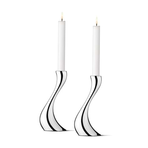 Georg Jensen Cobra ljusstakar, 2-pack