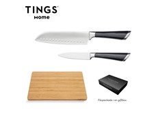 Produktbild TINGS Home knivset 2-del & skärbräda