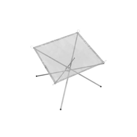 Ihopfällbar eldstad