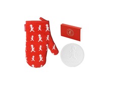 Produktbild Solstickan kit med grytvante, grytunderlägg & tändsticksask