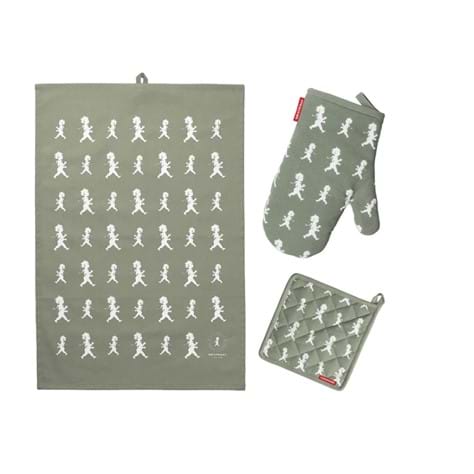 Solstickan kit med grytvante, kökshandduk & grytlapp