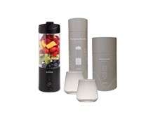 Produktbild Trådlös mixer + 2-pack tritanglas
